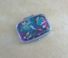 New Vibrant Hummingbird w/2 Compartment Travel Pill Box Convenient Lovely Sweet — photo 7