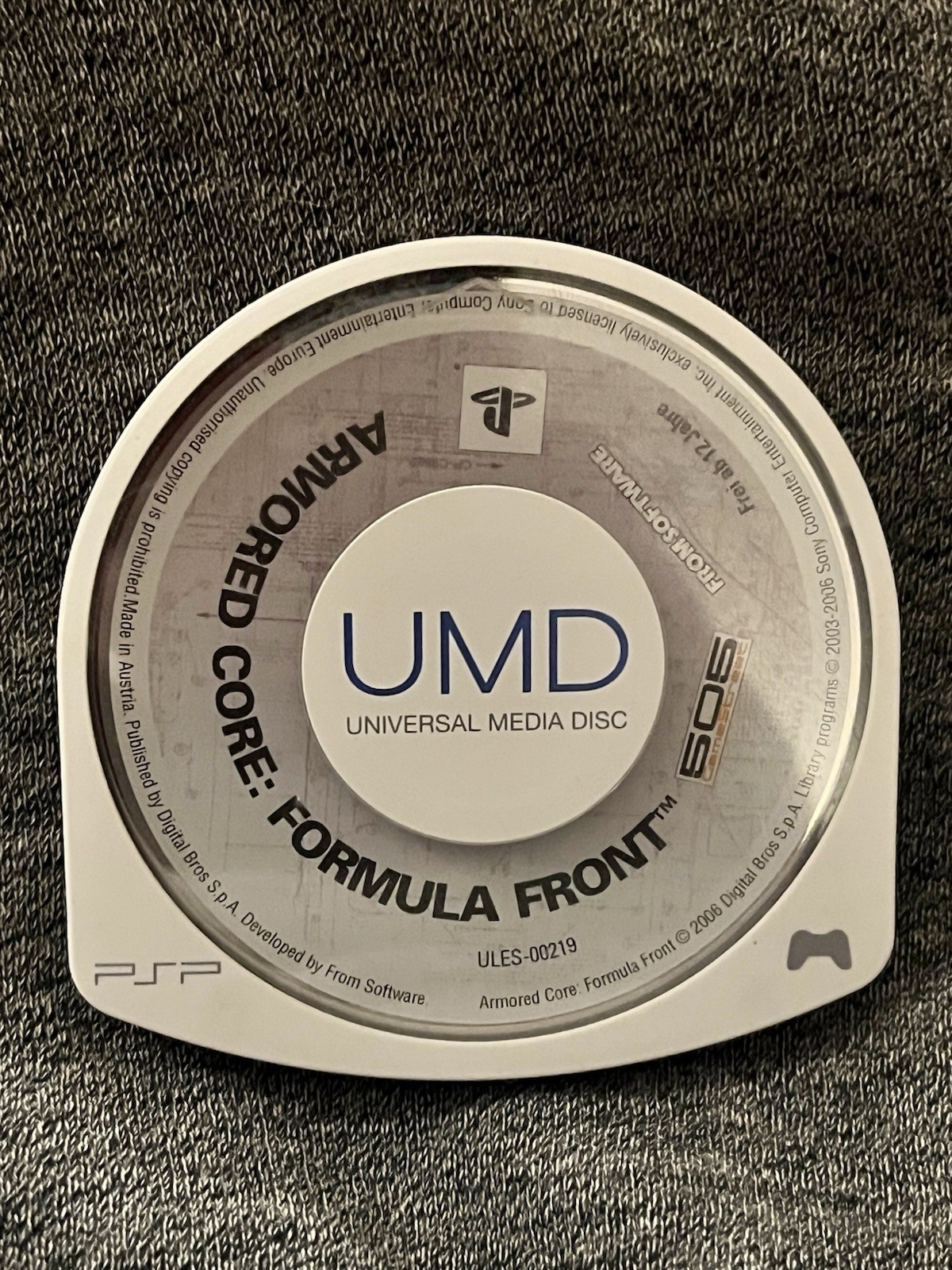 Armored Core Formula Front Sony PSP, 2005 Disc Only