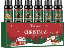 Christmas Essential Oils Set, 6 Premium Winter Fragrance for Diffuser,... 
