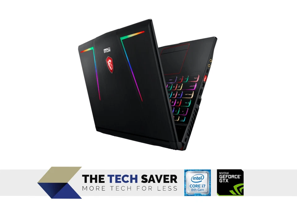 MSI GE63 RAIDER RGB 8RF 15.6" Full HD i7-8750H 32GB RAM 1TB HDD NVIDIA GTX 1070 - Image 4 of 4