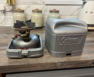 Coleman Dual Fuel 533 Single Burner Portable Camping Stove with Carry Case