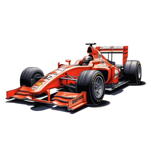 Racing Cars Formula Self Adhesive Vinyl Sticker