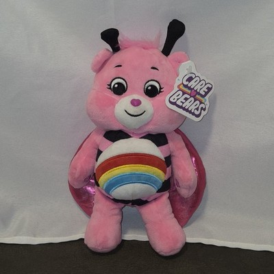 Care Bear Lady Bug Cheer Bear Bean Stuffed Animal Plush Doll 9'' Special Edition