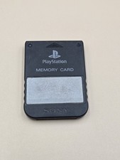 Sony Playstation 1 PS1 Official OEM 15 Block Memory Card Import SCPH-1020 Black