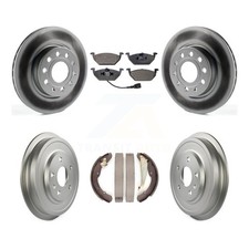 Transit Auto KGF-102375 Brake Disc and Pad Kit Front & Rear for VW Jetta 11-12
