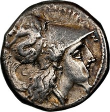 LUCANIA Heraclea with Athena & Hercules NGC Ancient Greek Silver Stater Coin 913