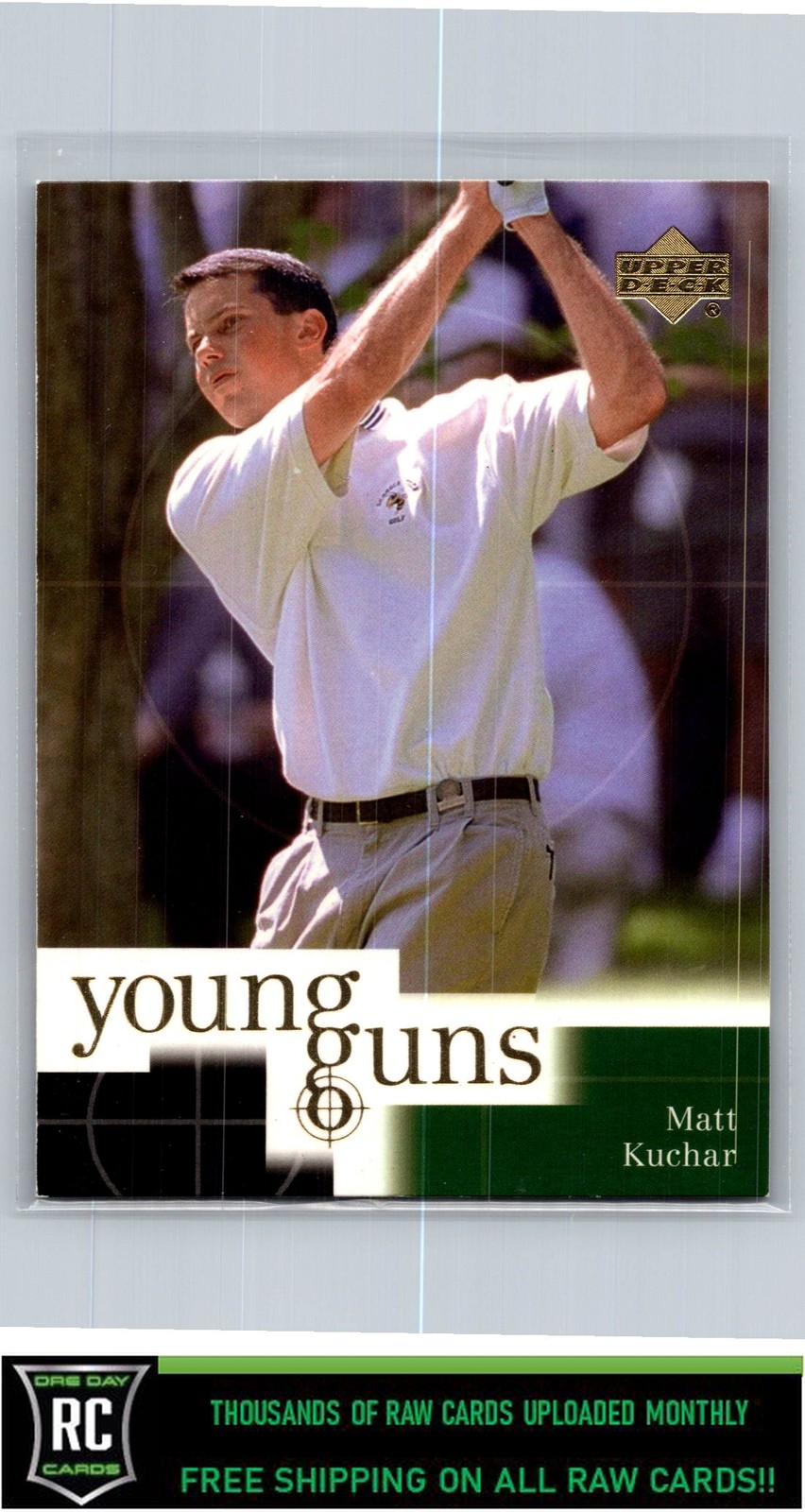 2001 Upper Deck Matt Kuchar #86 Rookie