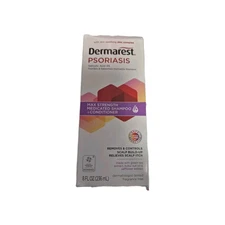 Dermarest Psoriasis Medicated Shampoo Plus Conditioner, 8 oz Exp: 02/28