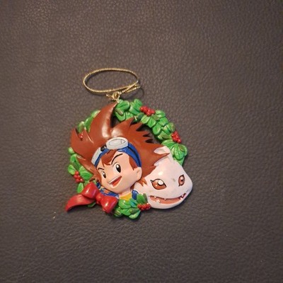 DIGIMON MATT TSUNOMON RAUCH INDUSTRIES FOX KIDS VINTAGE CHRISTMAS ORNAMENT 1999