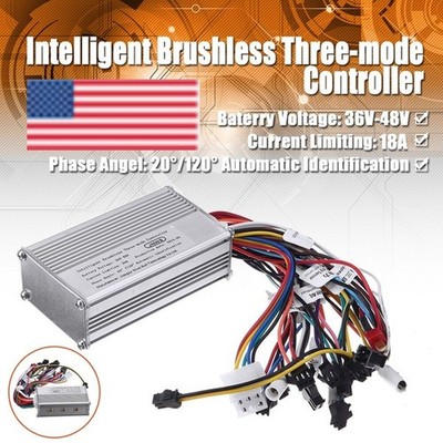 Electric Motorcycle Car Brushless Voltage Regulator Controller 350W 36V/48V