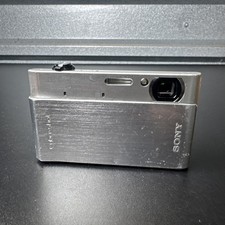 Sony Cyber-Shot Silver DSC-T900 Optical 12.1MP Digital Camera Needs Repairs