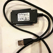 StarTech.com USB 2.0 USB-A to IDE/SATA Adapter Cable Black USB2SATAIDE