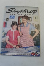 Vintage "Simplicity" Sewing book-(1954)-104 pgs-sewing using patterns-collectors