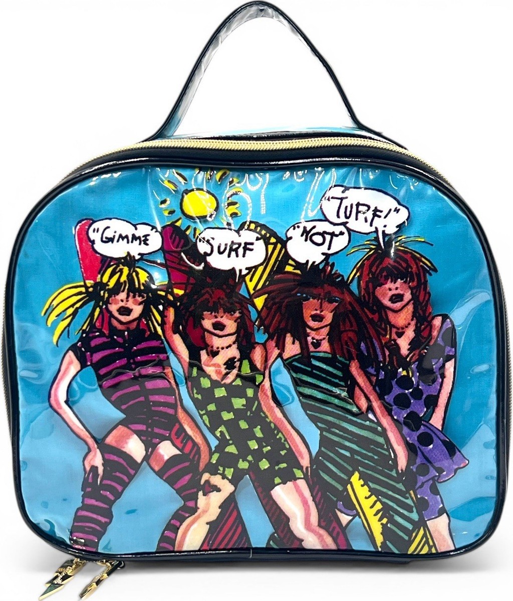 Betseyville Betsey Johnson Y2K Surf Punk Girl Train Case Rare