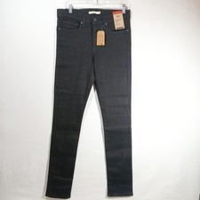 Levi's 311 Shaping Skinny Jeans Women's 30x30 Black Mid Rise Stretch NWT