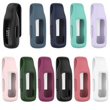 For Fitbit inspire2 Silicone Clip Clasp Holder Waterproof Protective Cover Case