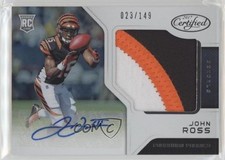 2017 Certified Freshman Fabric Signatures Mirror 23/149 John Ross III Auto 0u1