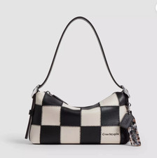 Coachtopia Alter/Ego small Slouchy Shoulder Bag In Checkerboard NWT COACH