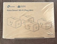  NEW Tp-Link Kasa Smart Wi-Fi Plug Mini 4-Pack, Model HS103P4 qq 