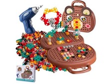 Magic Montessori Play Toolbox, 203Pcs Magic Montessori Play Toolbox Bear