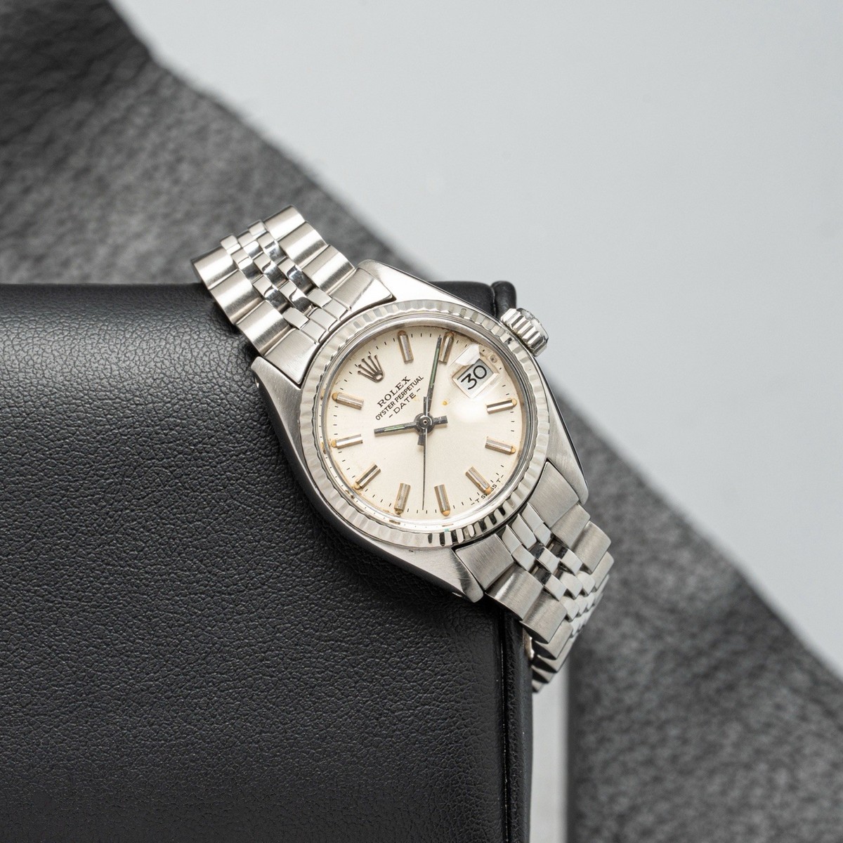 ROLEX キーホルダー シルバー Rolex Ladies OP Date 6917 Silver Jubilee Bracelet with Silver