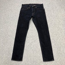 Calvin Klein Jeans Jeans Mens 30x30 Blue Dark Wash Slim Straight Denim CKJ 026