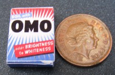 Dolls House OMO Washing Powder Empty Packet 1:12 Scale Kitchen Soap Ad tumdee