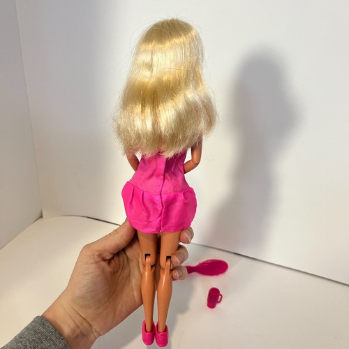 1993 90s Fully Jointed articulated Barbie Doll Mattel Gymnast line Redressed - Foto 4 di 13