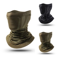 Bike Cycling Elastic Neck Gaiter with Ear Loop Face Mask Thermal Scarf Balaclava