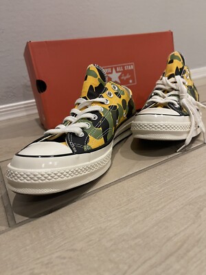 コンバース　CAMO low Converse,90s,MADE IN USA,ALL STAR,BLUE CAMOUFLAGE,OX,CANVAS