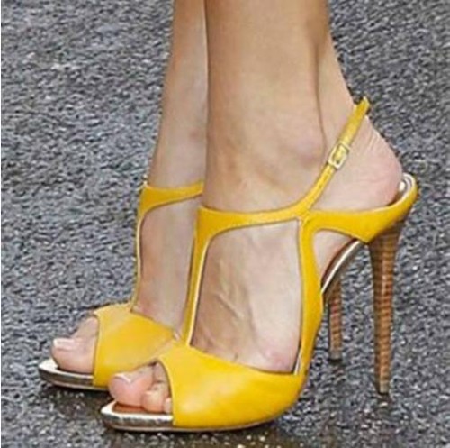 Women's Catwalks High Heels Sandal Shoes Party Buckle Fashion Stilettos Oversize - Bild 3 von 4