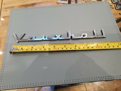 Vauxhall Auto Plakette Schriftzug Metall 