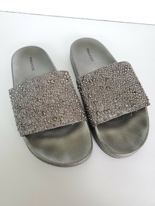 silver bling slides