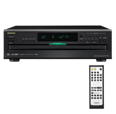 Onkyo DX-C390 6-Disc Carousel CD Changer CD Player Black
