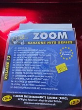 VOL 13  ZOOM  KARAOKE CDG HARD TO FIND