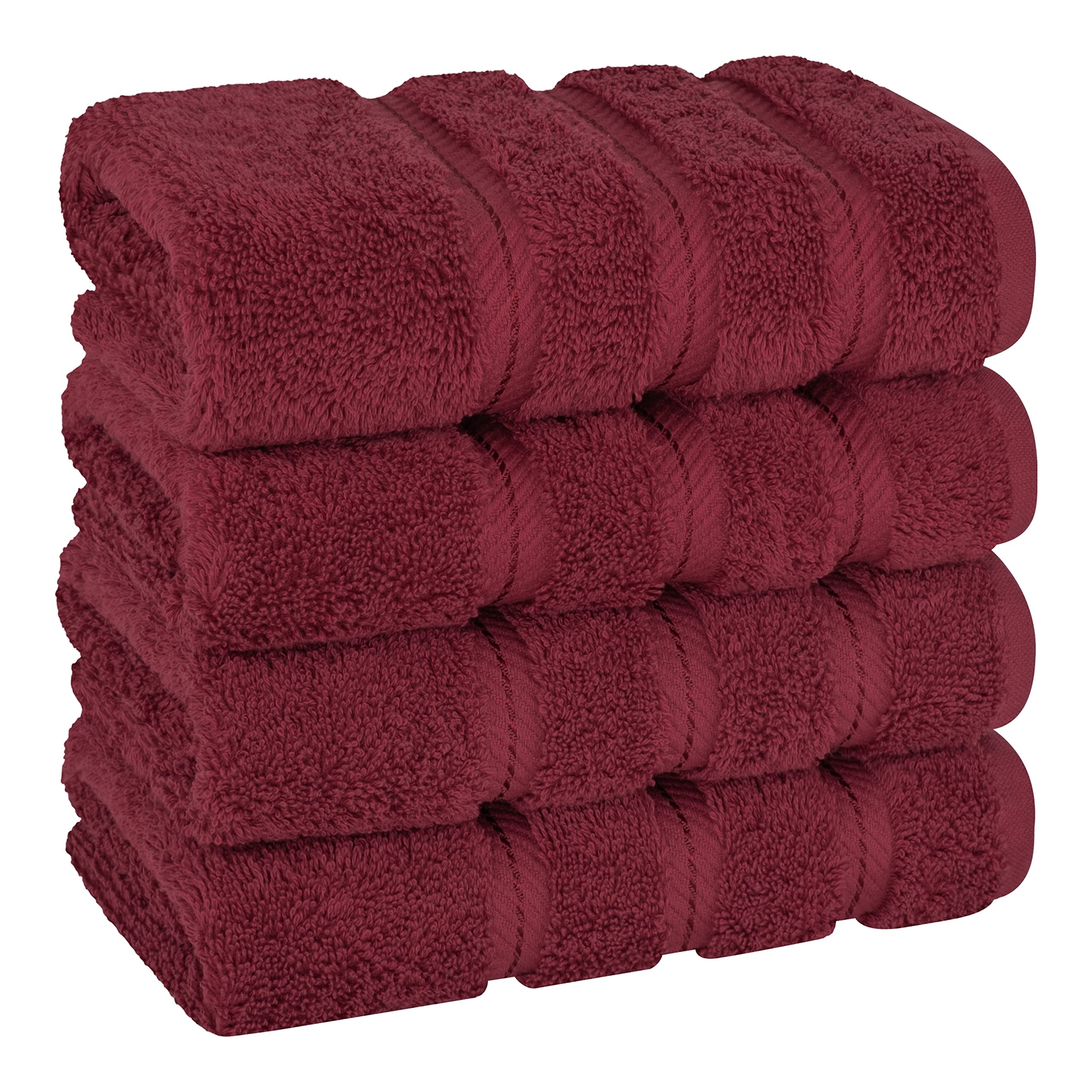 Luxury Hand Towels for Bathroom, 100% Cotton Turkish 4 Piece Hand Towel Set, ...