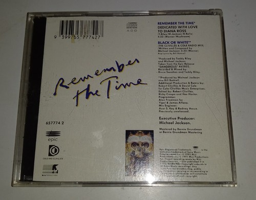 CD MICHAEL JACKSON Remember the Time en muy buena condición franqueo gratuito envío rápido oz - Imagen 3 de 4