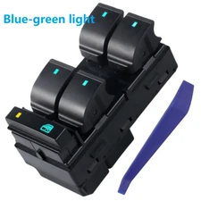 Power Window Control Switch for 2007-2016 GMC Acadia Blue Light 25789239 901-990