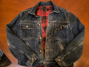 jaqueta jeans masculina forrada com flanela