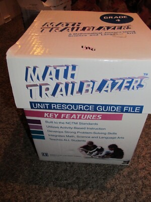 MATH TRAILBLAZERS 4th Grad 4 Unit Resource Guide File SET Teacher Implementation