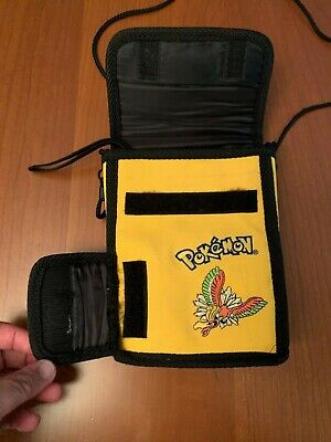 RARE POKEMON YELLOW CROSS BODY PURSE BAG POUCH STITCHED NINTENDO GAMEBOY  CASE