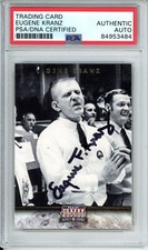 2012 PANINI AMERICANA GENE EUGENE KRANZ SIGNED CARD PSA DNA COA AUTOGRAPH NASA