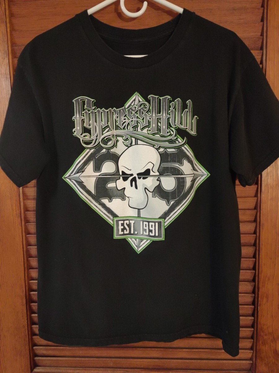 Cypress Hill established 1991 skull medium/large shirt | eBay