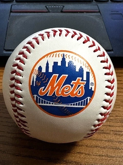 ¡Béisbol con el logotipo autografiado de los Mets firmado por Lance Johnson 2!  Medias Blancas, Mets, Cachorros! Foto 2 de 2
