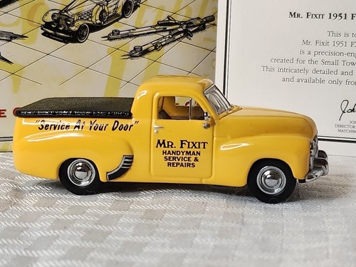 MATCHBOX Die Cast 1951 MR FIXIT FX HOLDEN PICKUP TRUCK 1:43 Yellow w/ COA YYM380 - Picture 2 of 23