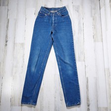 Vintage Levis 501 Jeans Womens Size 3 24" x 30.5" Denim Button Fly USA Made 90s