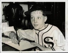 1939 Press Photo Charles Comiskey II, ancestor of White Sox baseball managers