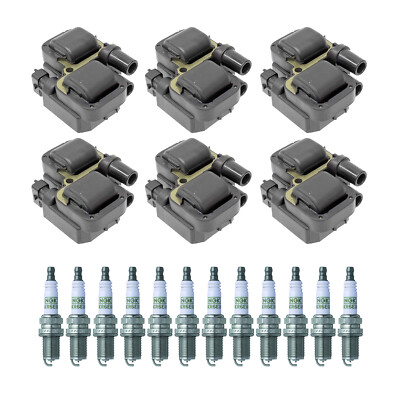 Bosch 2 Ignition Coil NGK 12 G-Power Spark Plug Kit For Crossfire C32 AMG 911 V6