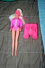 1993 Swim N' Dive Barbie Doll-Used-No Flippers-Sold as is