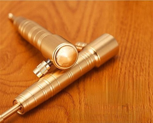 Metal Torch Lighter Oil Trench Long Handled Torches Kerosene Fire Sticks Gold - Picture 3 of 10